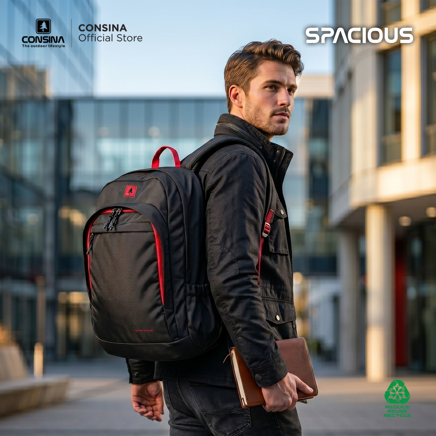 CONSINA SPACIOUS RANSEL LAPTOP SEKOLAH