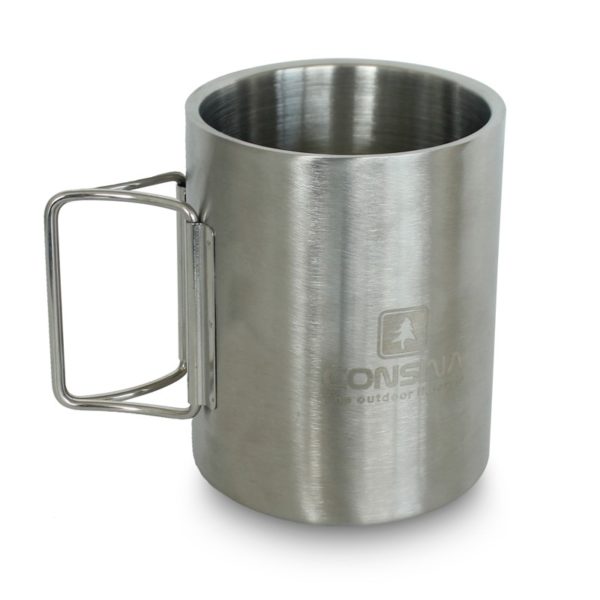 STAINLESS MUG FODED HOLD - 400ml