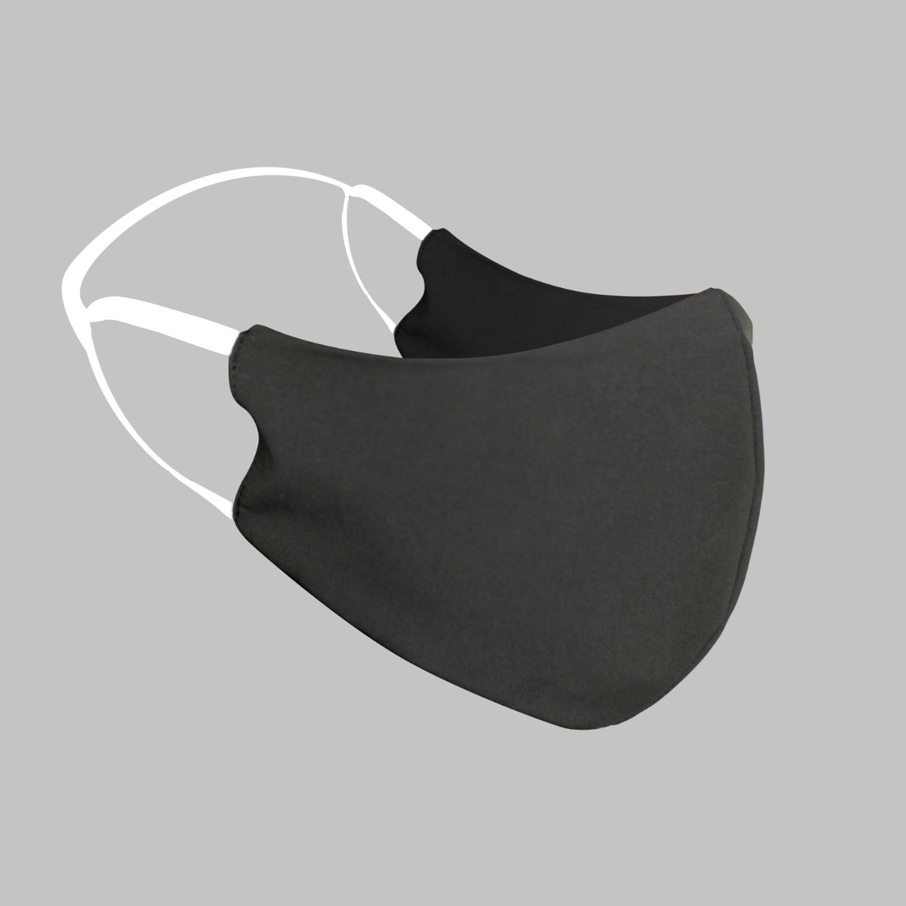 CONSINA MASKER NON MEDIS HIJAB TWO LAYER (BK-02)