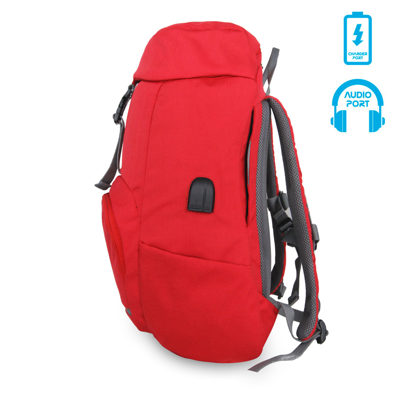 CONSINA DHAKA RANSEL TRAVEL LAPTOP MERAH Toko Online Consina Official Store