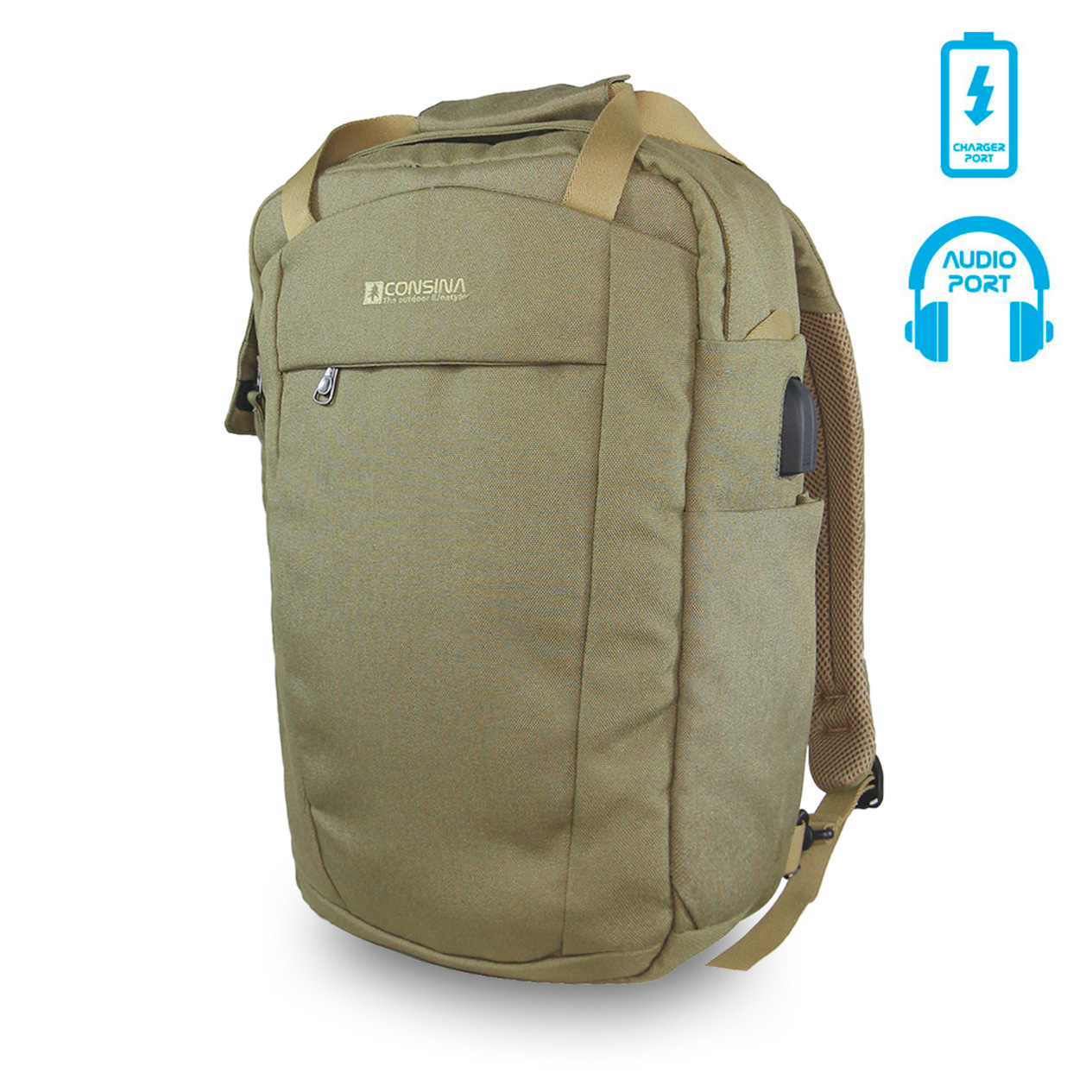 CONSINA URBAN BACKPACK AZTEC COKELAT