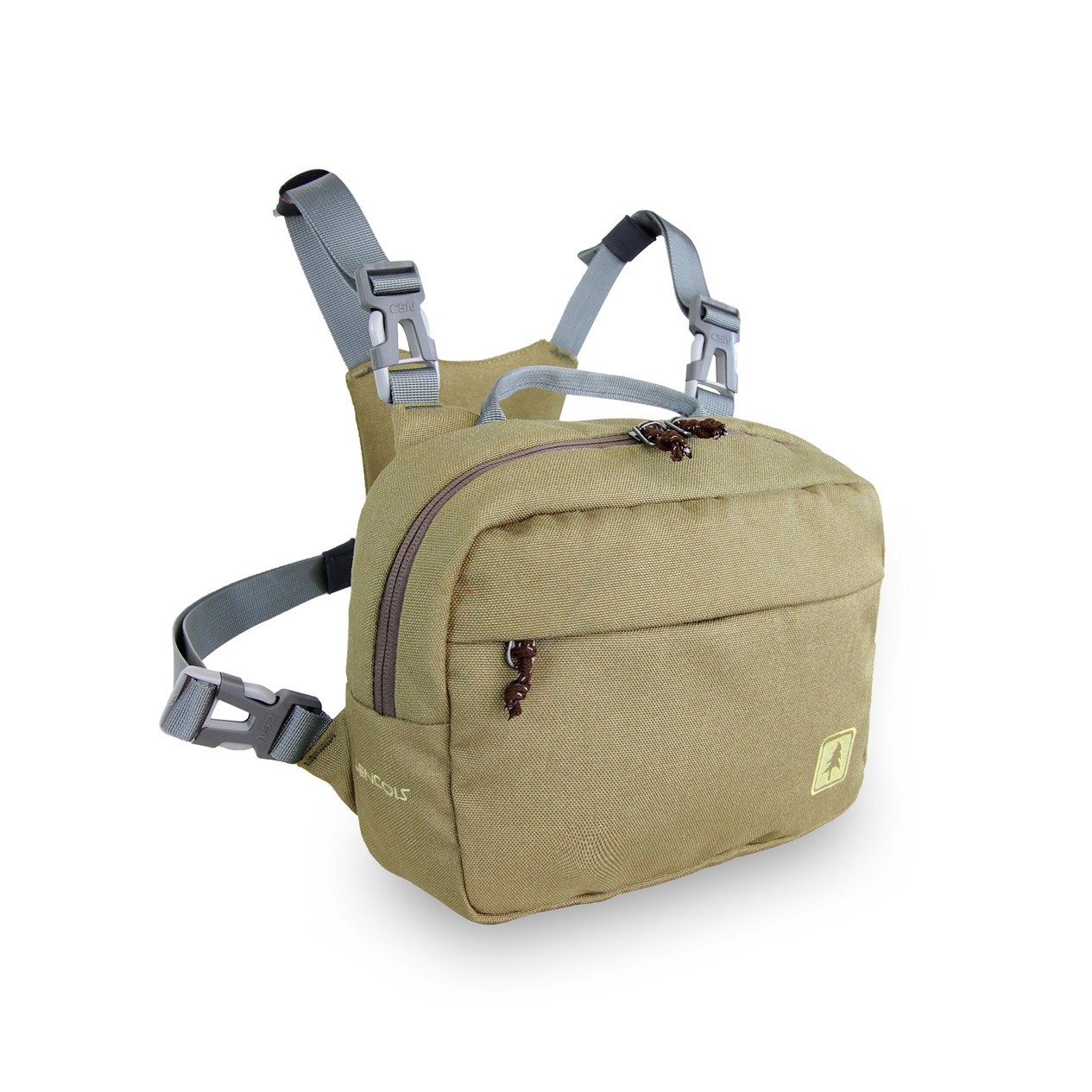 CONSINA LENCOIS CHEST BAG TAS DADA ARMY SERIES COKELAT MUDA