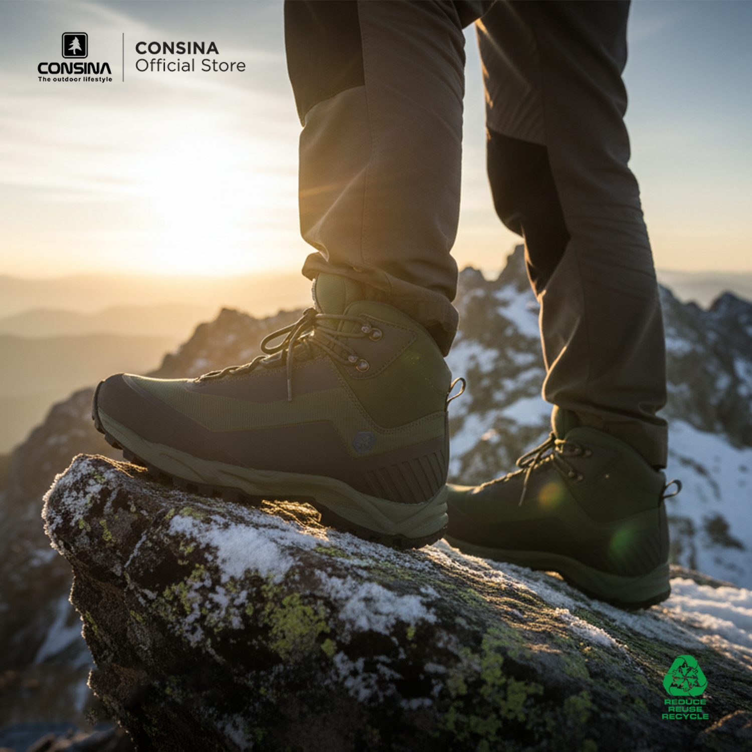 CONSINA ULTRA PEAK SEPATU BOOTS TRAIL RUN