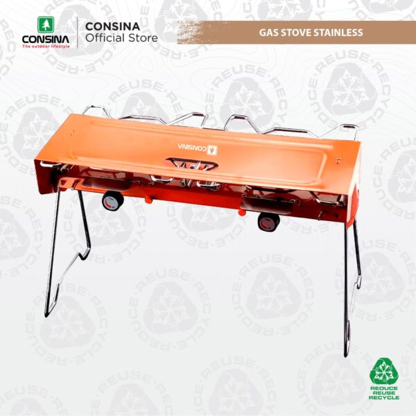 CONSINA GAS STOVE KOMPOR DUA TUNGKU CAMPING