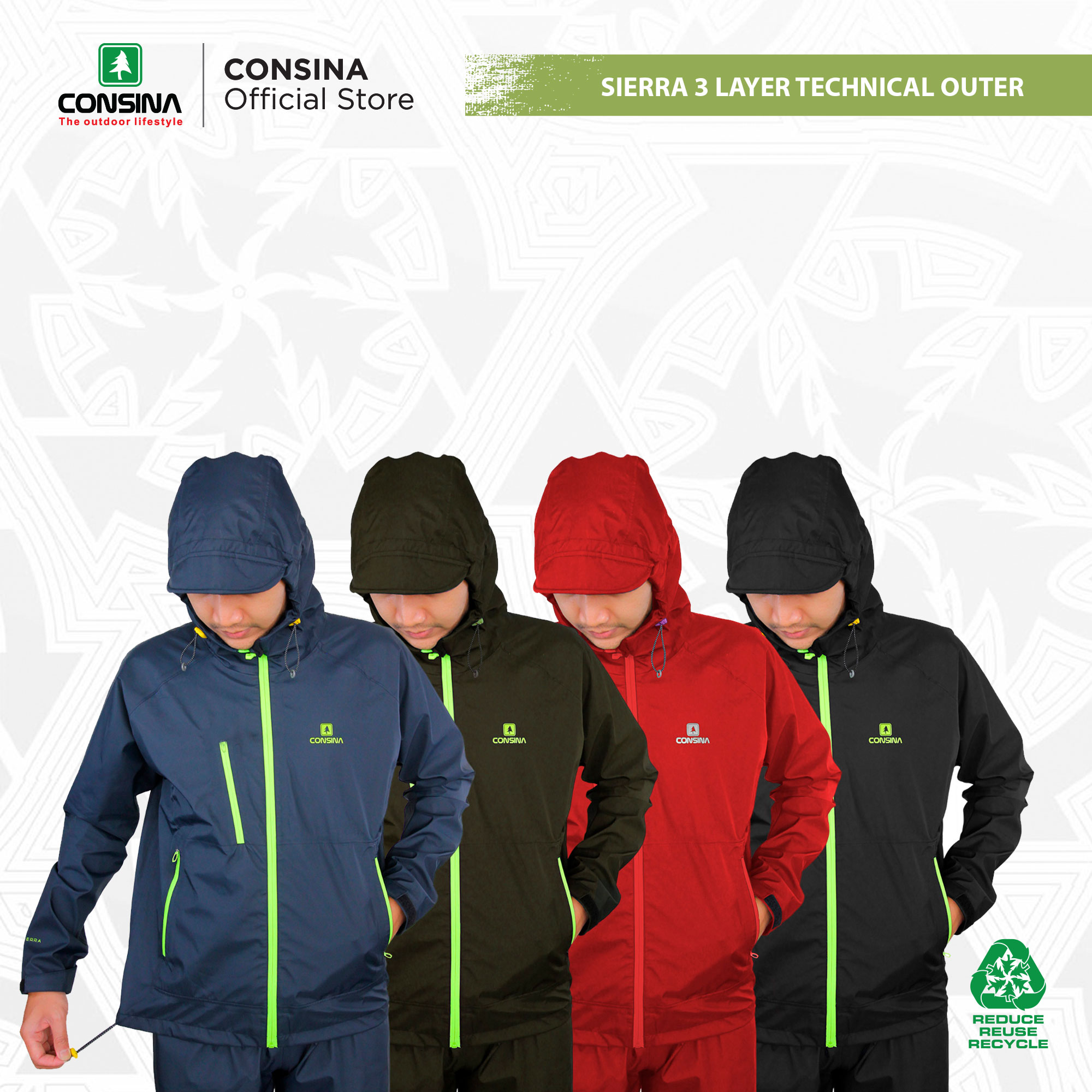 CONSINA SIERRA JAS HUJAN
