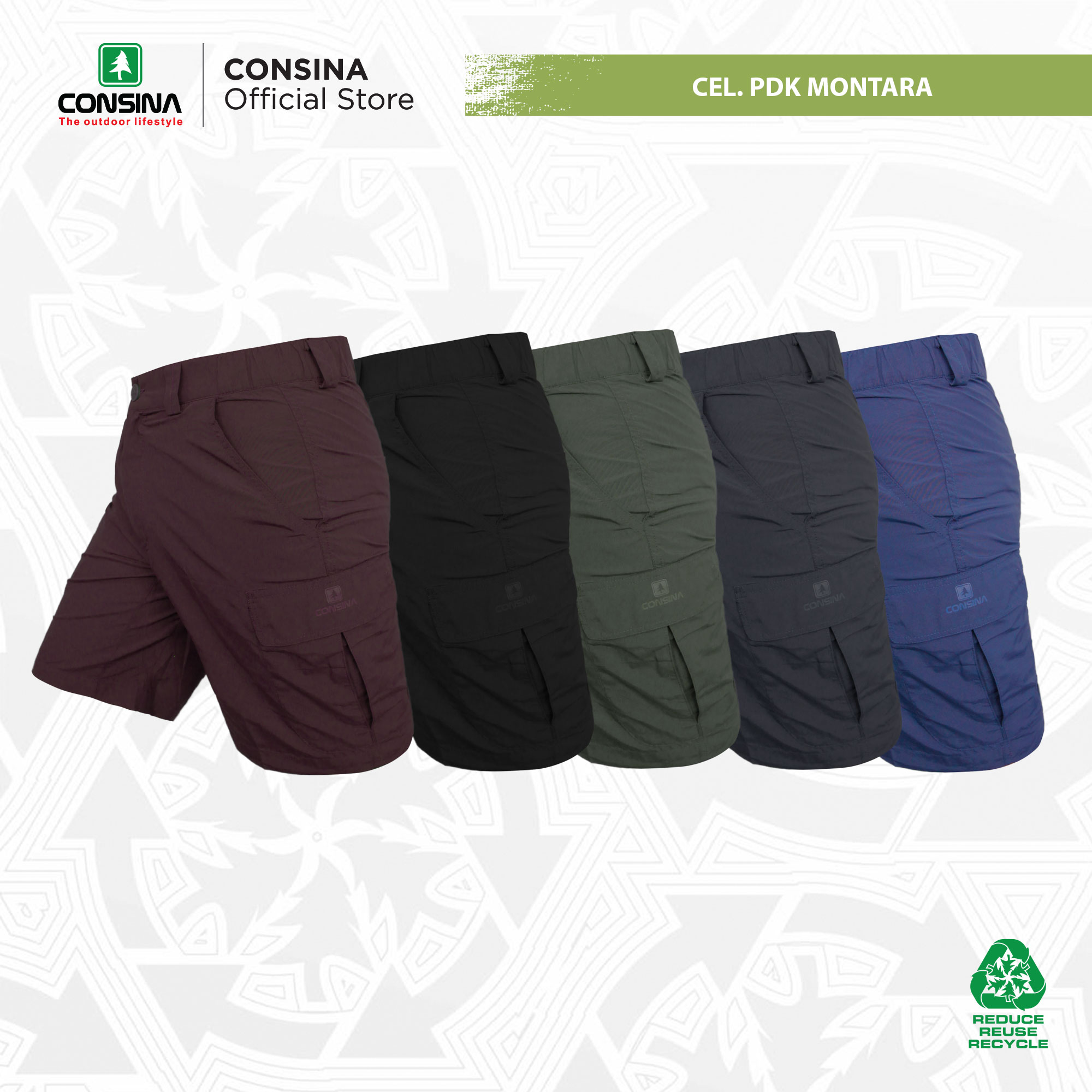 CONSINA MONTARA CELANA PENDEK