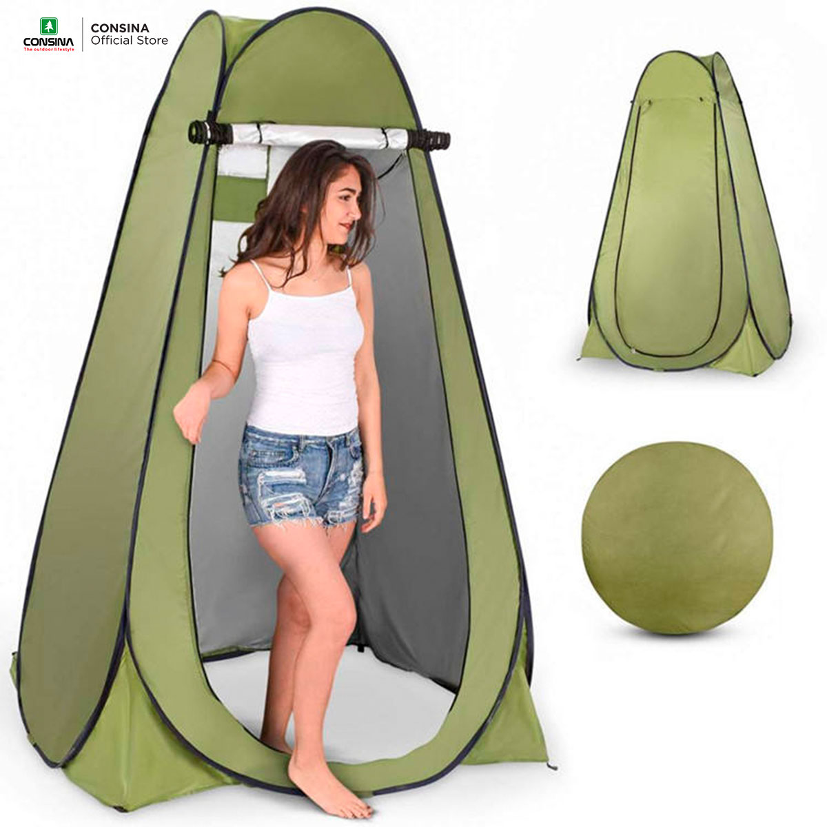 CONSINA SHOWER TENT TENDA MANDI CAMPING