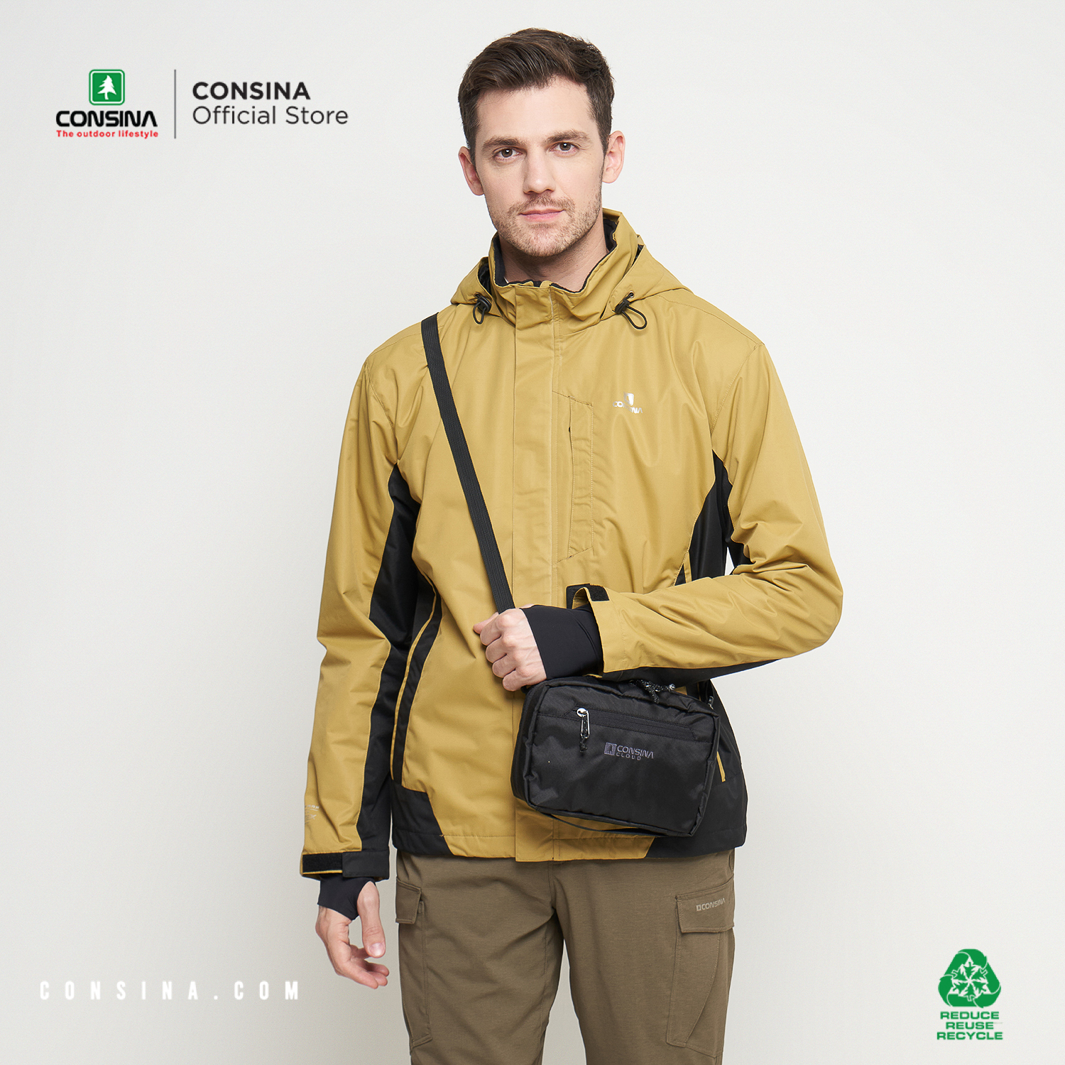 Consina Cloud Hand Bag Clutch Pria