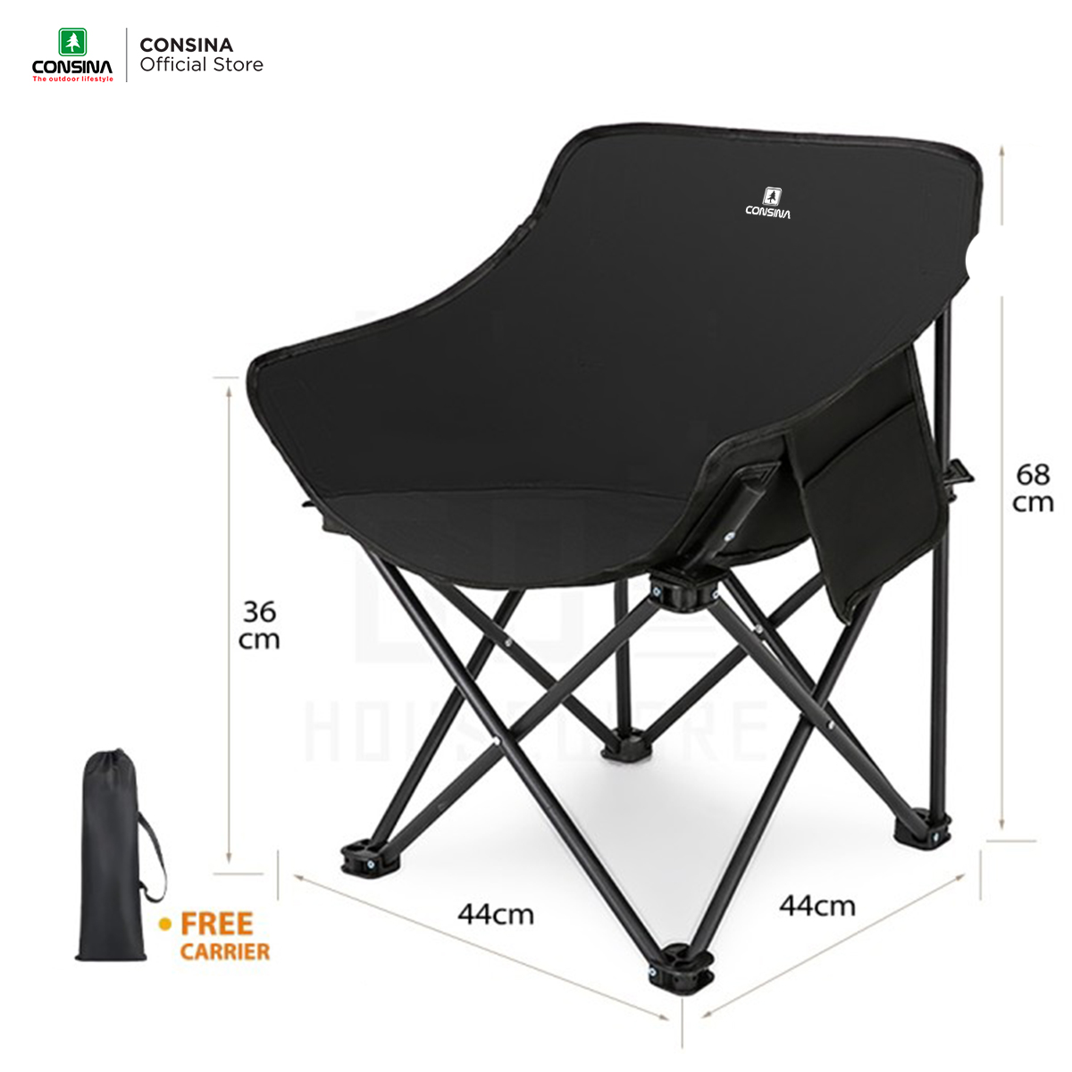 CONSINA KURSI LIPAT MOON CAMPING TRAVEL