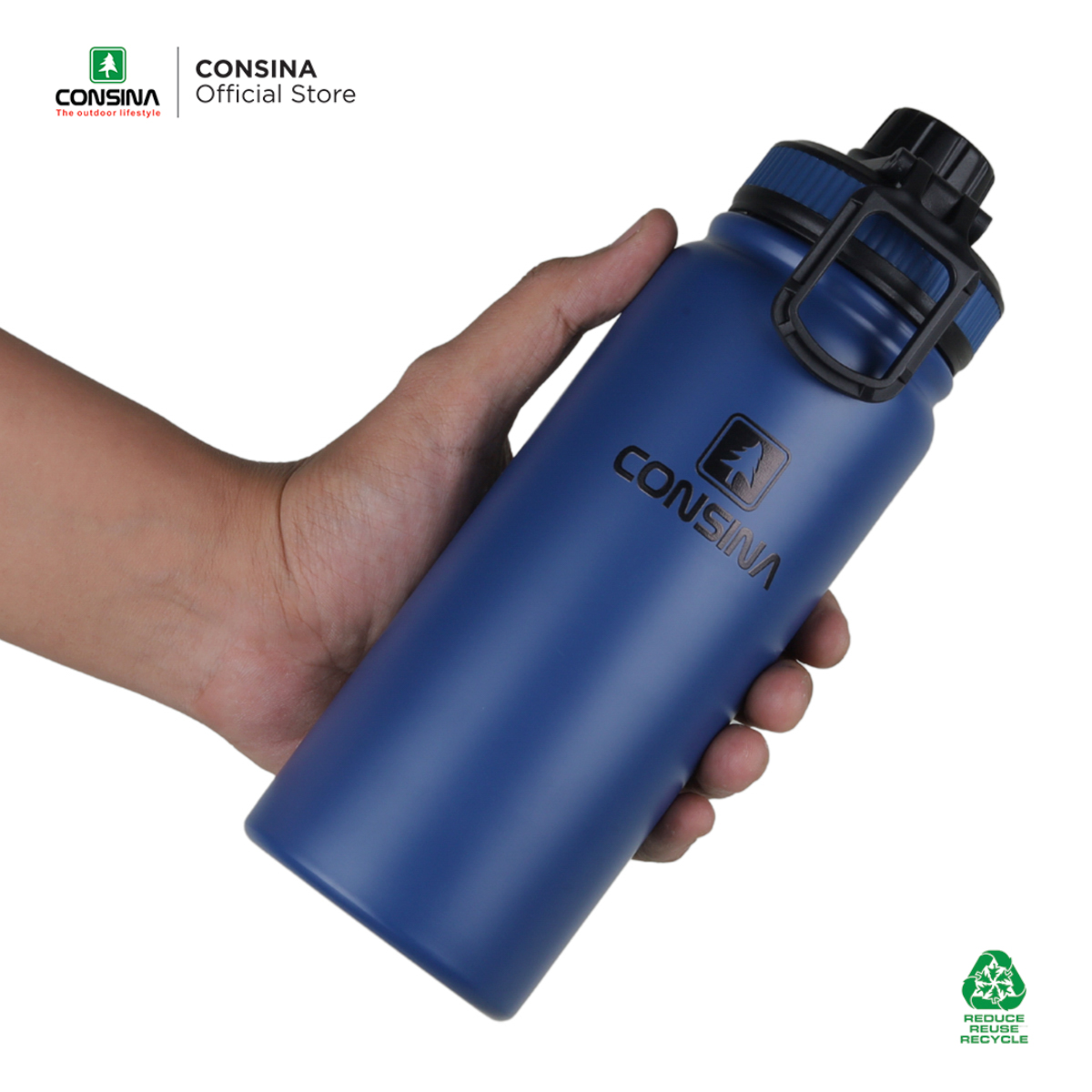 CONSINA VACUUM BOTOL MINUM OUTDOOR CAMPING TRAVEL 600ML