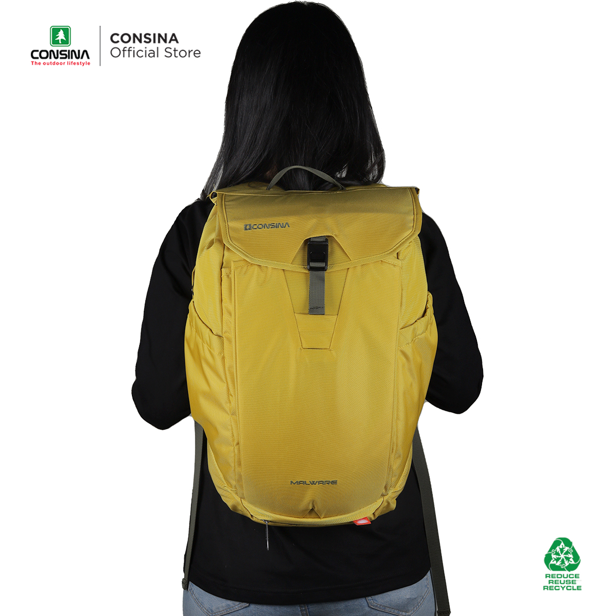CONSINA MALWARE RANSEL TAS LAPTOP BACKPACK TRAVEL 14INCH | OFFICE SEKOLAH KAMPUS