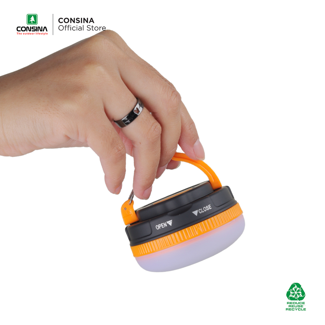 CONSINA LIGHT CAMPING LAMP LAMPU TENDA OUTDOOR HIKING CAMPING TERANG | MAGNETIC EMERGENCY MULTIFUNGSI