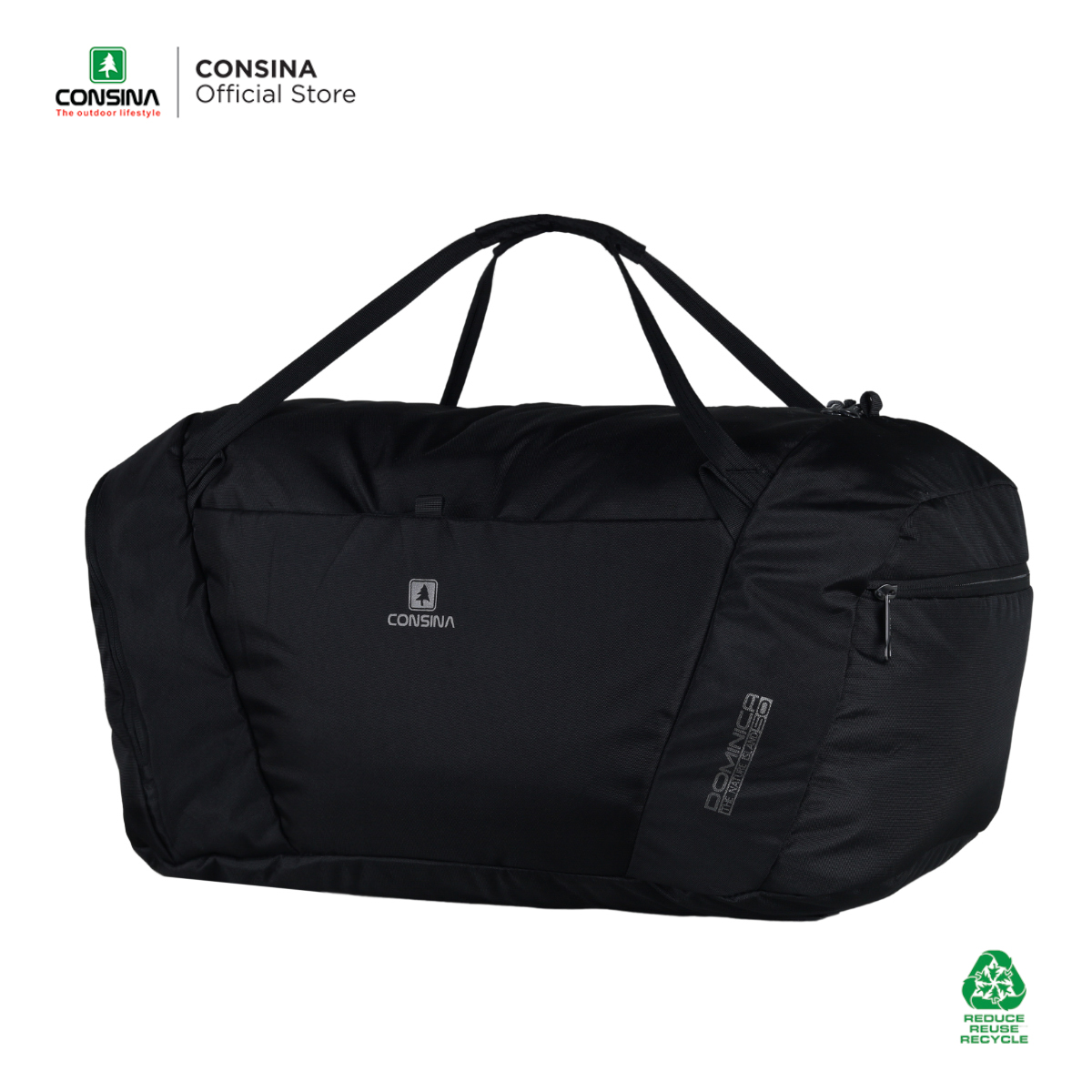 CONSINA DOMINICA TRAVEL DUFFLE BAG TAS JINJING | BISA JADI SELEMPANG SLING BAG