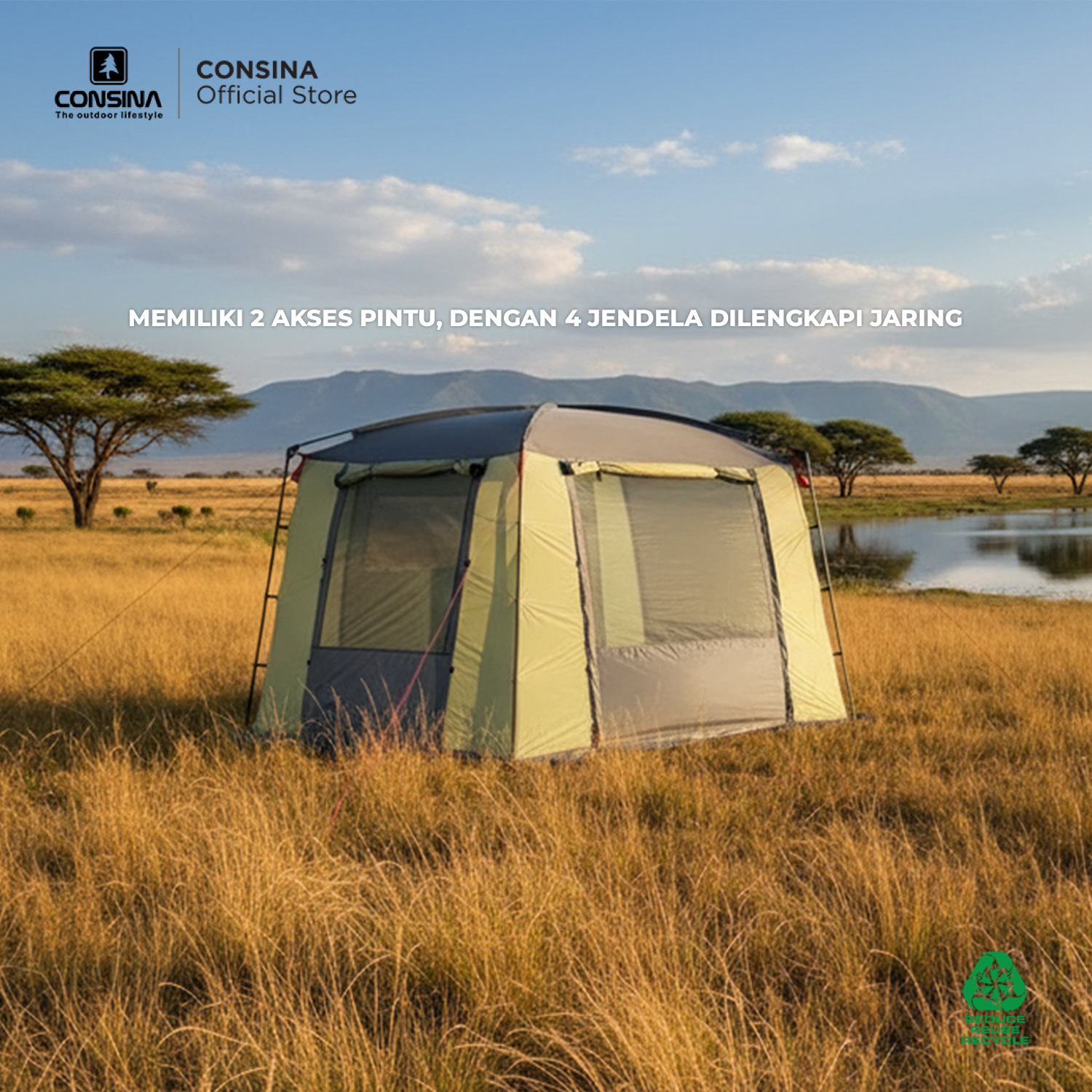 Consina Community Tent Tenda Camping Outdoor | Outbound Campervan Basecamp Dining tent