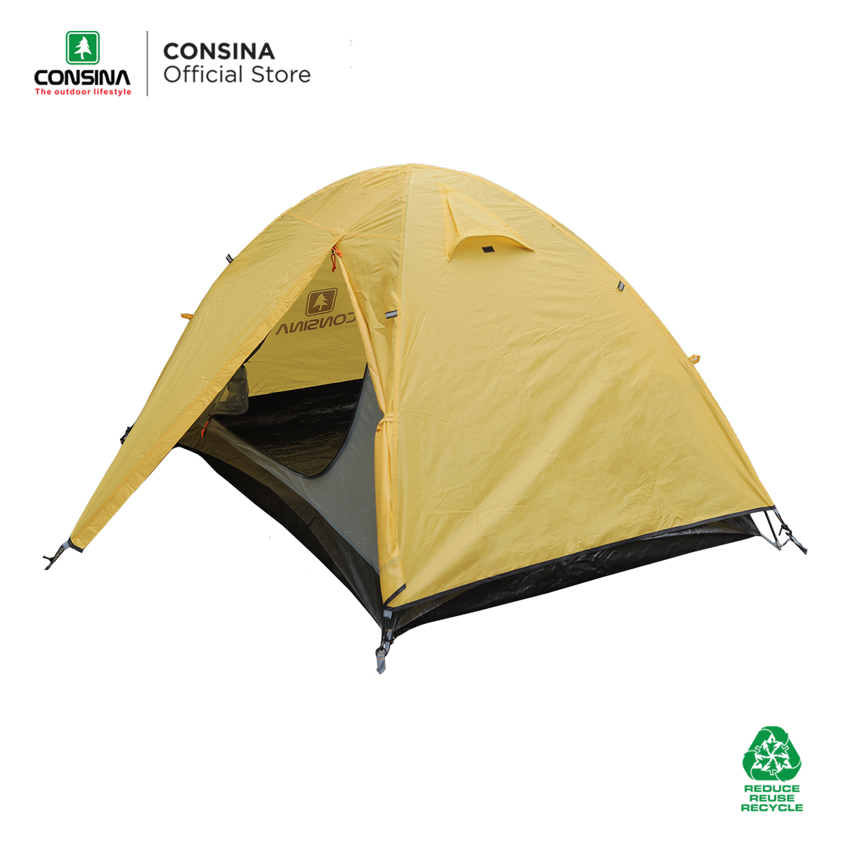 Consina Alpinis Tenda Gunung 2-3 Orang | Outdoor Camping Hiking Tent