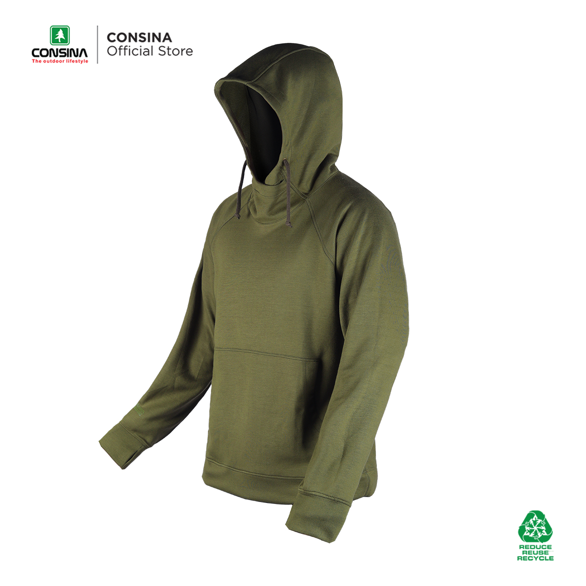 Consina Polliver Jaket Hoodie Urban | Outdoor Hiking Riding