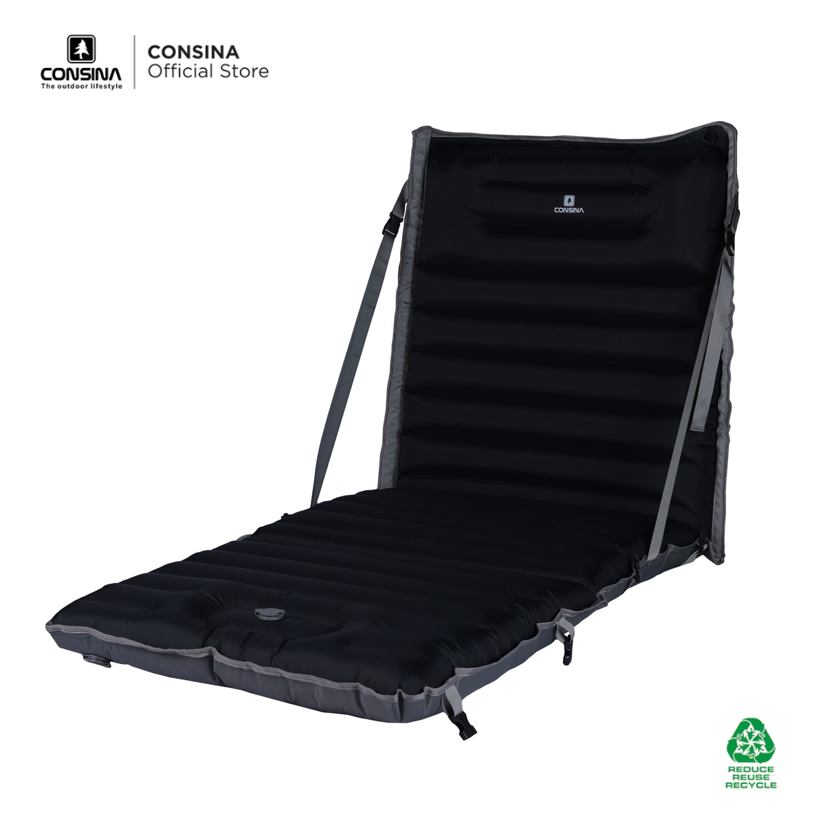 Consina Inflatable Matress And Chair Kursi Lipat Tiup | Camping Outdoor Gunung Campervan Outbound