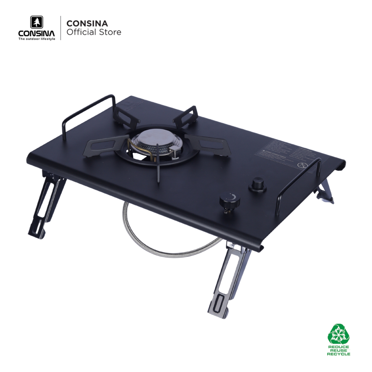 Consina IGT Camping Gas Stove | Kompor Gas Meja Lipat Korea Outdoor Campervan