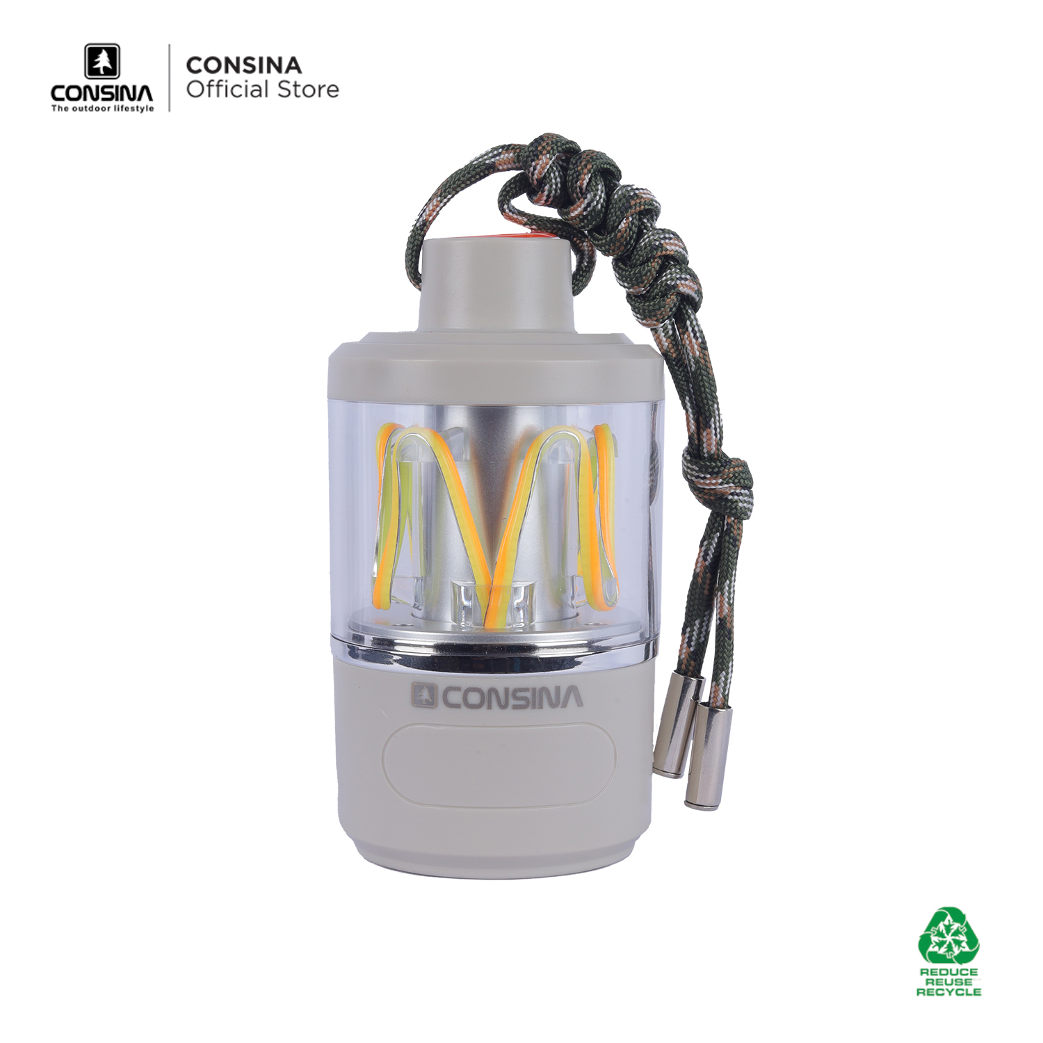 Consina Multifunctional Camping Light KXK 808 Lantern Lampu Tenda Emergency | Outdoor Hiking Gunung Mancing Rechargeable