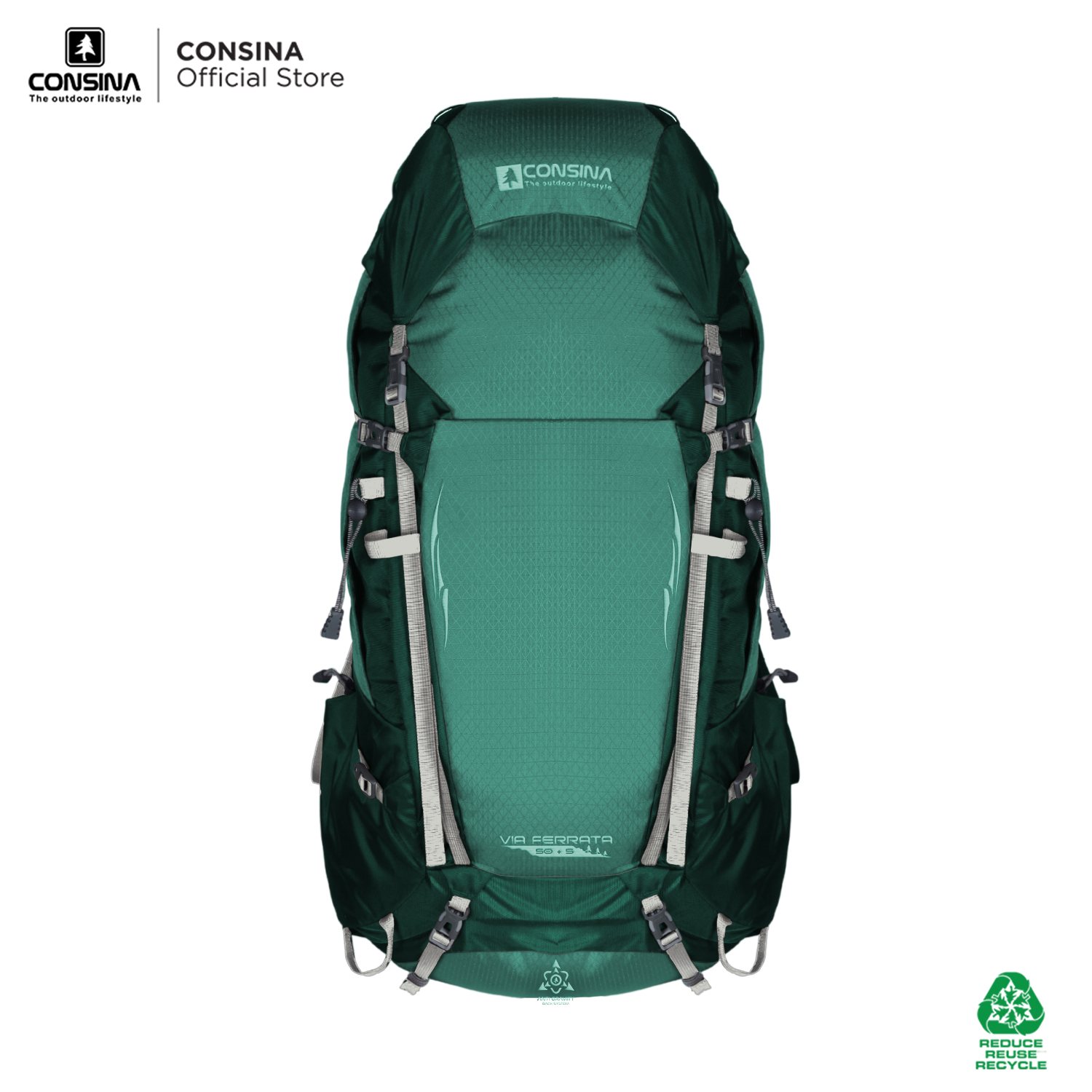 CONSINA VIA FERRATA EXPERT SERIES RANSEL GUNUNG 50+5L | CARRIER OUTDOOR HIKING TREKKING