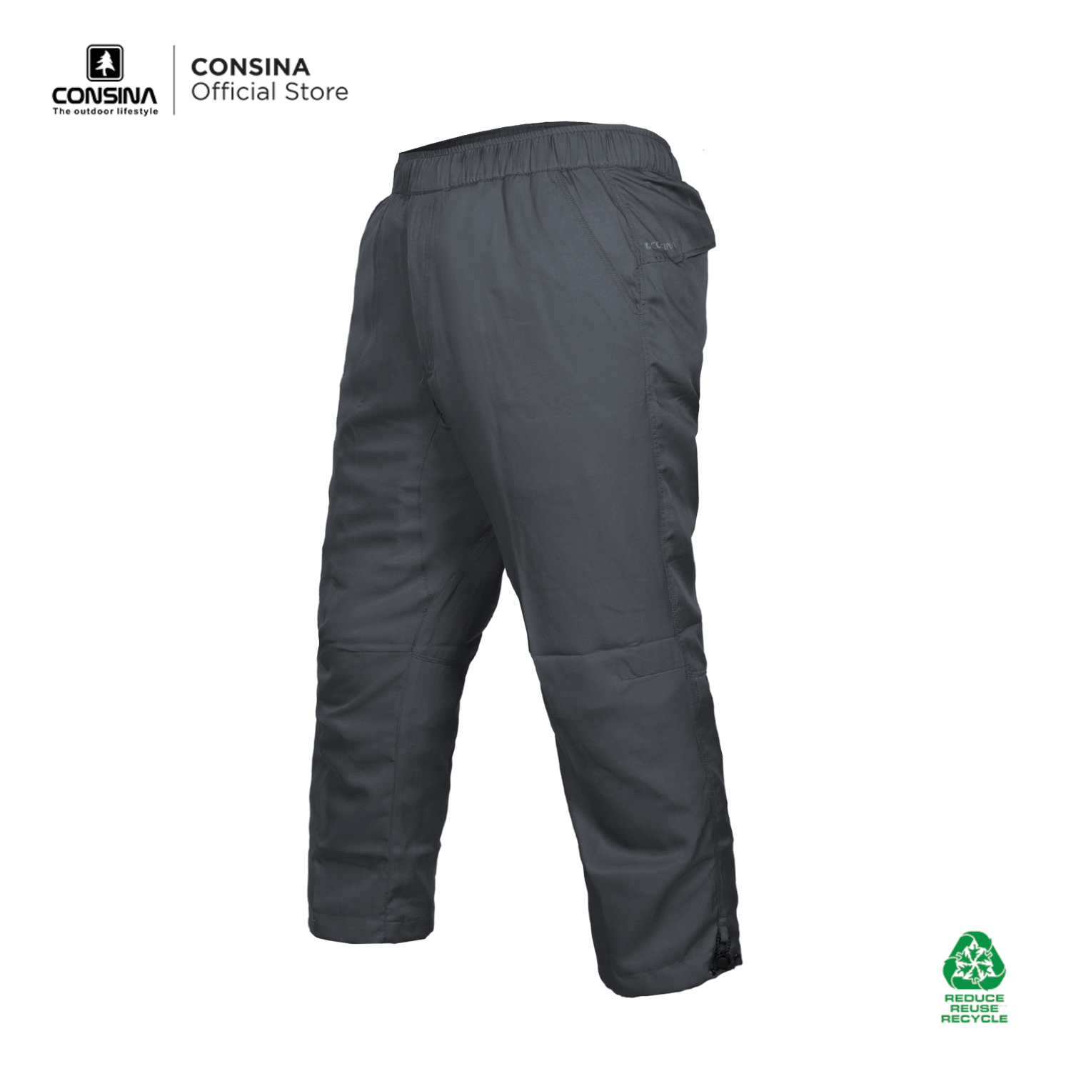 Consina Walker Celana Panjang Atas Mata Kaki Ngatung Chino Quickdry Stretch LightTex Material | Travel Outdoor Hiking