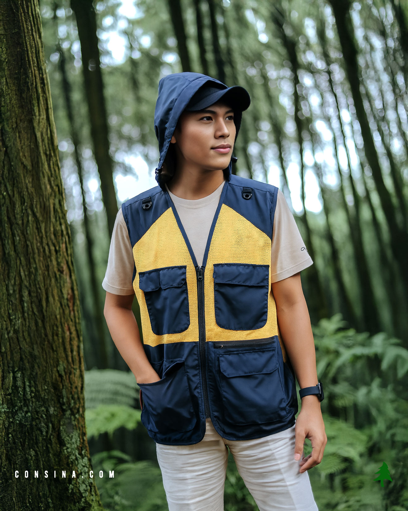Consina Travis Rompi Pocket Outdoor Travel | Vest Mancing Utility Camping