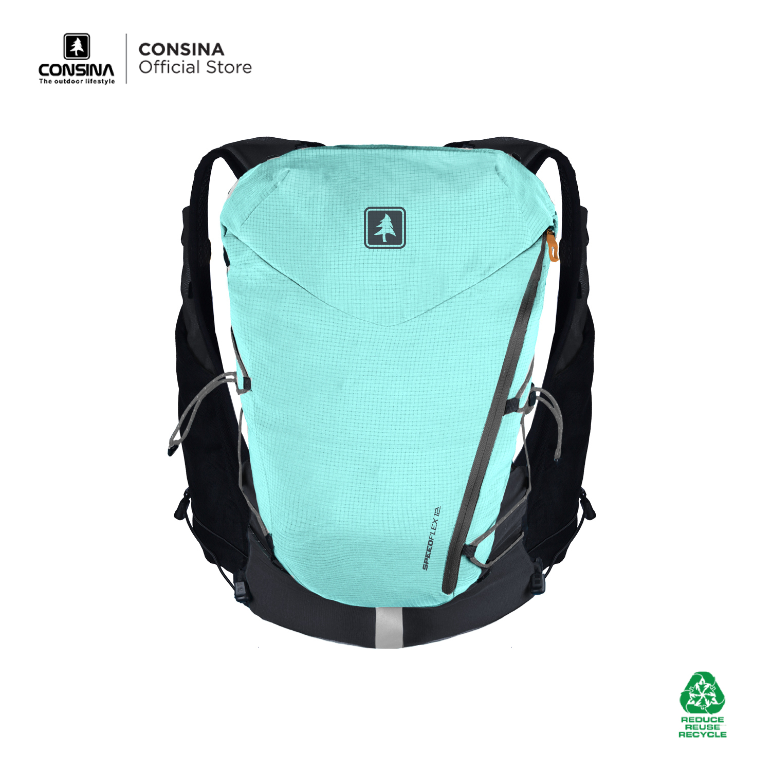 Consina Speed Flex 12L Vest Rompi Lari Hydropack | Outdoor Gunung Trail Run Hiking Bike