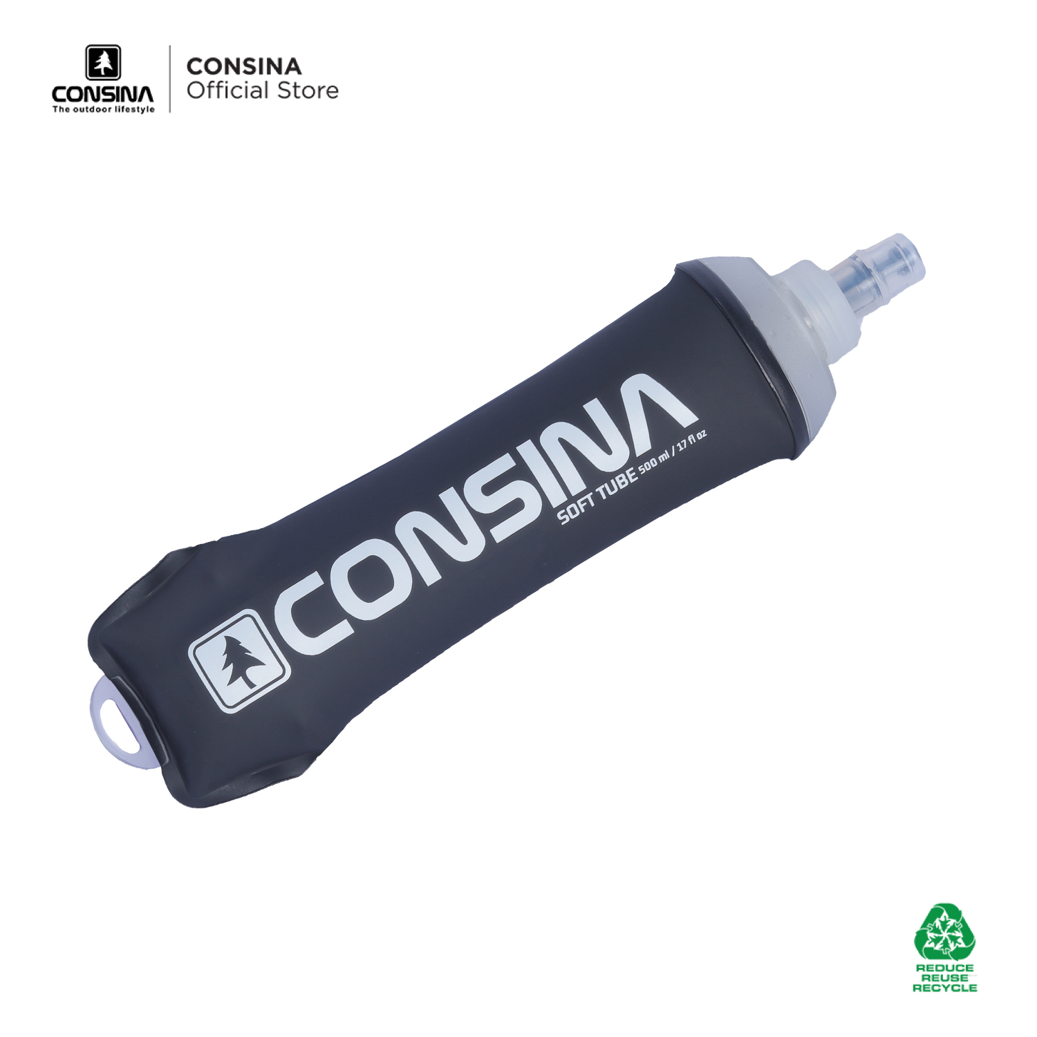 Consina Soft Tube Lask 500ML Botol Minum Lipat BPA Free | Outdoor Gunung Trail Run