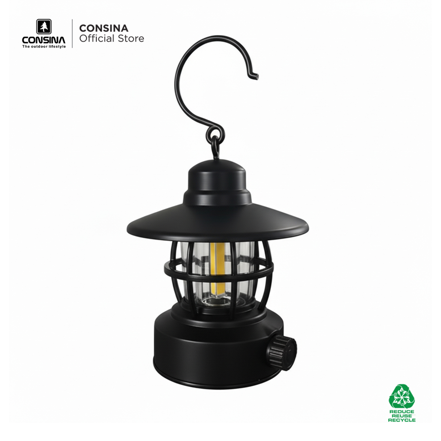 Consina Lantern GB25 Lampu Tenda Camping Outdoor Hiking Gunung Mancing Rechargeable
