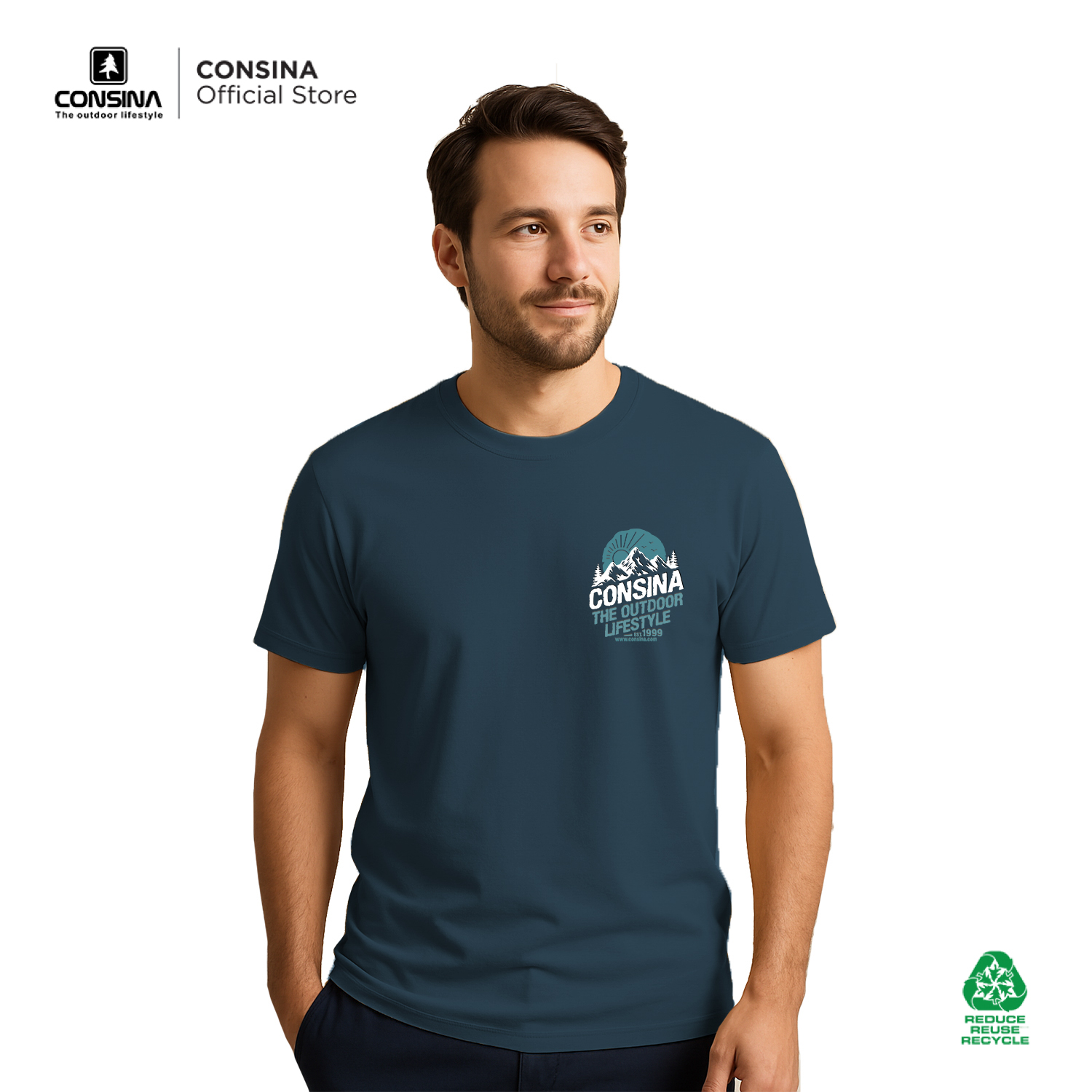 CONSINA TSHIRT KAOS LENGAN PENDEK 07 | GUNUNG OUTDOOR TRAVEL
