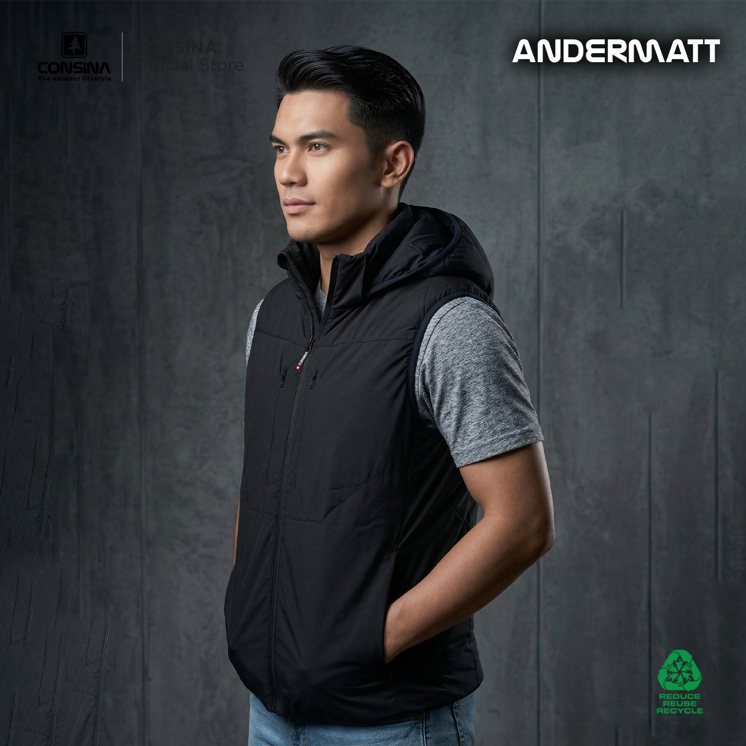 Consina Andermatt Rompi Puffer Inner Dacron | Outdoor Gunung Hiking Camping