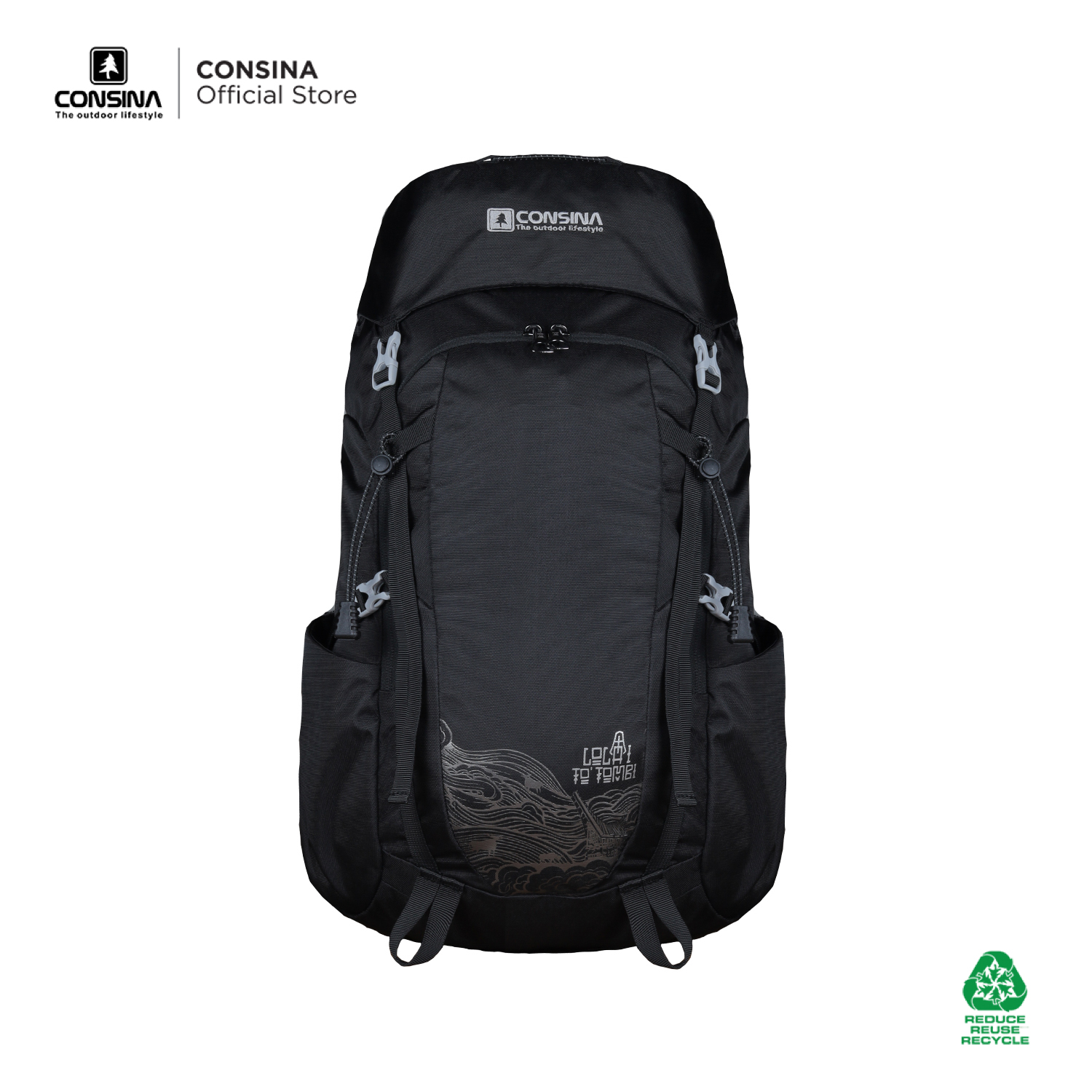Consina Lolai To Tombi Backpack Ransel | Outdoor Gunung Travel Hiking Urban