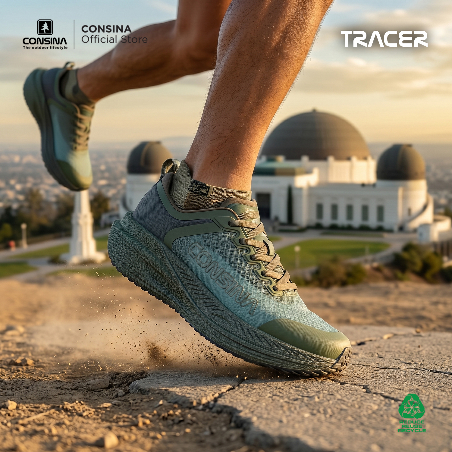 CONSINA TRACER SEPATU RUNNING | SPORT ROAD SHOES LARI ULTRALIGHT