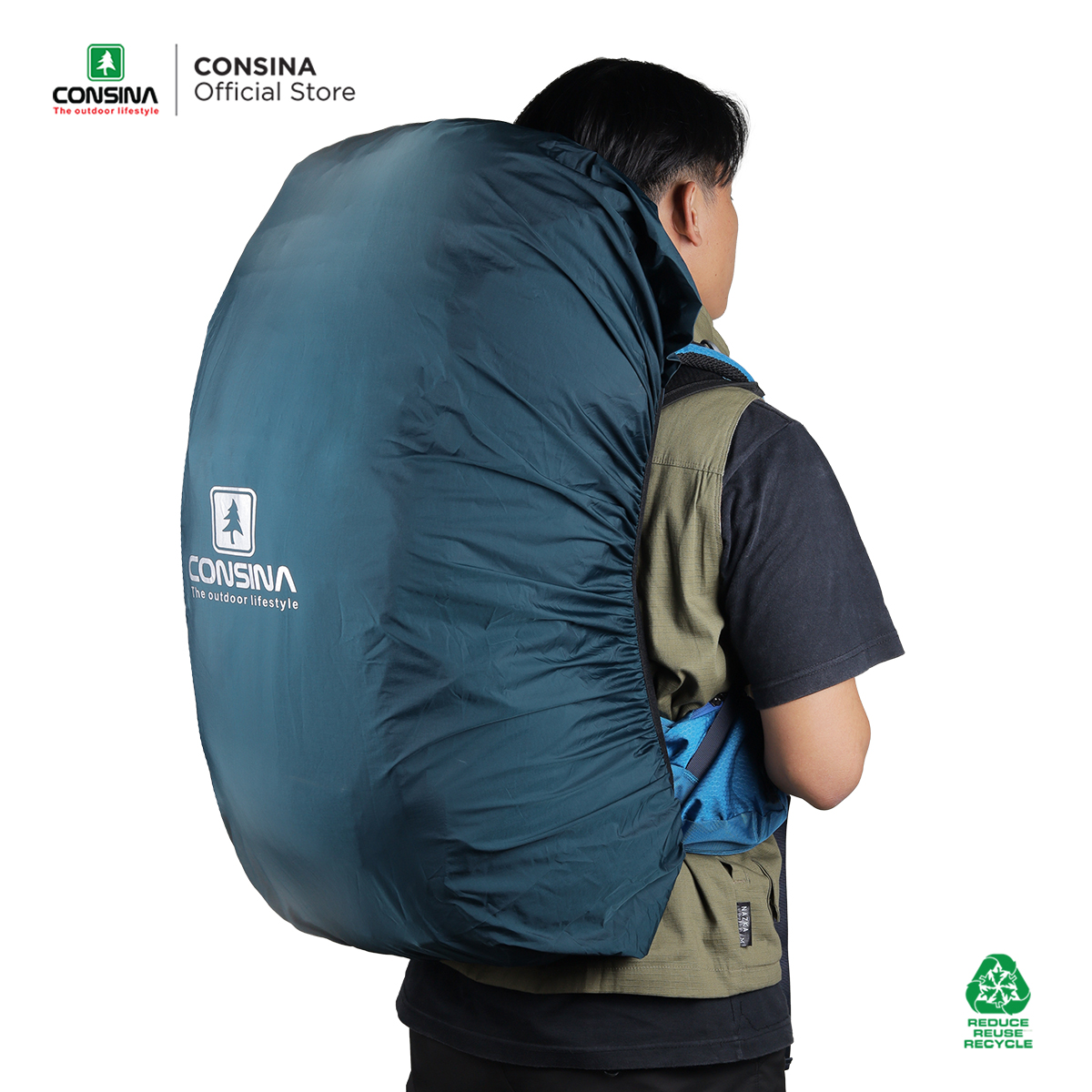 Consina Rain Cover Waterproof Pelindung Tas Ransel Anti Air
